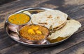 Indian Traditional Thali Food Kadai Paneer