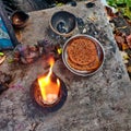 Indian traditional worship of god