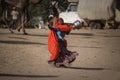 Little Indian tribal girl from Pushkar Royalty Free Stock Photo