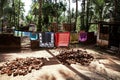 Indian tribe village in Kerala, India Royalty Free Stock Photo