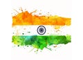 Indian Tricolor flag background for Republic or Independence day.