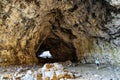 Indian Tunnel Cave in Craters of the Moon National Monument, Ida Royalty Free Stock Photo