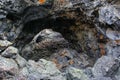 Indian Tunnel Cave in Craters of the Moon National Monument, Idaho, USA Royalty Free Stock Photo