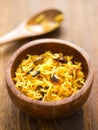 Indian turmeric rice