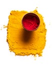 Indian turmeric and roli Royalty Free Stock Photo