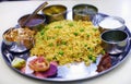 Indian typical Thali meal