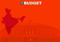 INDIAN UNION BUDGET 2021, BUDGET OF INDIA concept background