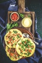 Indian Uttapam pancakes