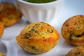 Indian vegan yellow lentil ball filled with fresh veggies, appe in hindi