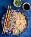 Indo chinese meal - Fried rice Royalty Free Stock Photo