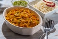 Indian Vegetable Korma Dinner Royalty Free Stock Photo