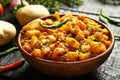 Indian vegetarian dish- poato cummin seed,aoo jeera