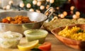 Indian vegetarian meal Royalty Free Stock Photo