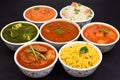 Indian Vegetarian meal Royalty Free Stock Photo
