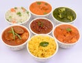 Indian Vegetarian meal Royalty Free Stock Photo