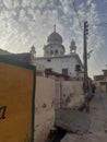 Indian village Guru sikh temple Royalty Free Stock Photo