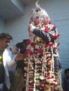 Indian village marriage tradition groom is ready to go