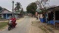 Indian Village Road in the State of Assam