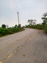 Indian village& x27;s roads tree sky and looking beautiful nature