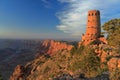 Grand Canyon National Park Sunset at Historic Indian Watchtower and Colorado River at Desert View, Arizona, USA Royalty Free Stock Photo