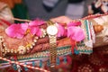 Indian wedding Bride and Groom Hast Melap
