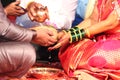 Indian Wedding Ceremony Kanyadan Royalty Free Stock Photo