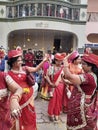 Indian Wedding Dance Ladies enjoying for Mata Pujan