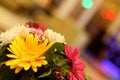 Indian wedding decoration with flower Royalty Free Stock Photo