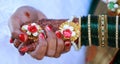 perfect Indian Wedding Bride Groom stock photos Royalty Free Stock Photo