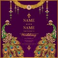 Wedding Invitation card templates . Royalty Free Stock Photo