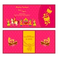 Indian wedding invitation card Royalty Free Stock Photo