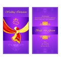 Indian wedding invitation card