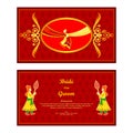 Indian wedding invitation card