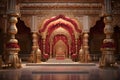 Indian wedding mandap, setting the stage for a culturally rich and enchanting ceremony