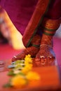 Indian Wedding Ritual Royalty Free Stock Photo