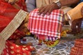 Indian Wedding Rituals- Bengali couples couple in Hindu wedding Royalty Free Stock Photo