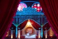 Indian wedding stage mandap