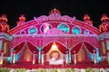 Indian wedding stage mandap