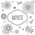 Indian welcome greeting - Namaste Royalty Free Stock Photo