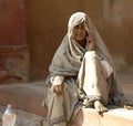 Indian woman begging - India