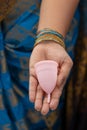 Menstrualcup Royalty Free Stock Photo