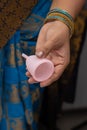 Menstrualcup Royalty Free Stock Photo