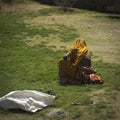 Indian woman from a low caste.