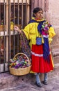 Indian Woman Peddler Souvenirs Jardin San Miguel de Allende Mexico