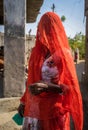 Indian woman in sari