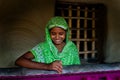 Indian Woman weaving