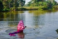 A indian women and a beautiful day in the eastern india Royalty Free Stock Photo