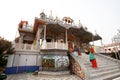 Indian women come out of Jain temple