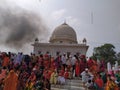Indian women and men and tample gjb photo