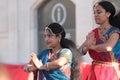 Indian women show traditional dances in Lyon